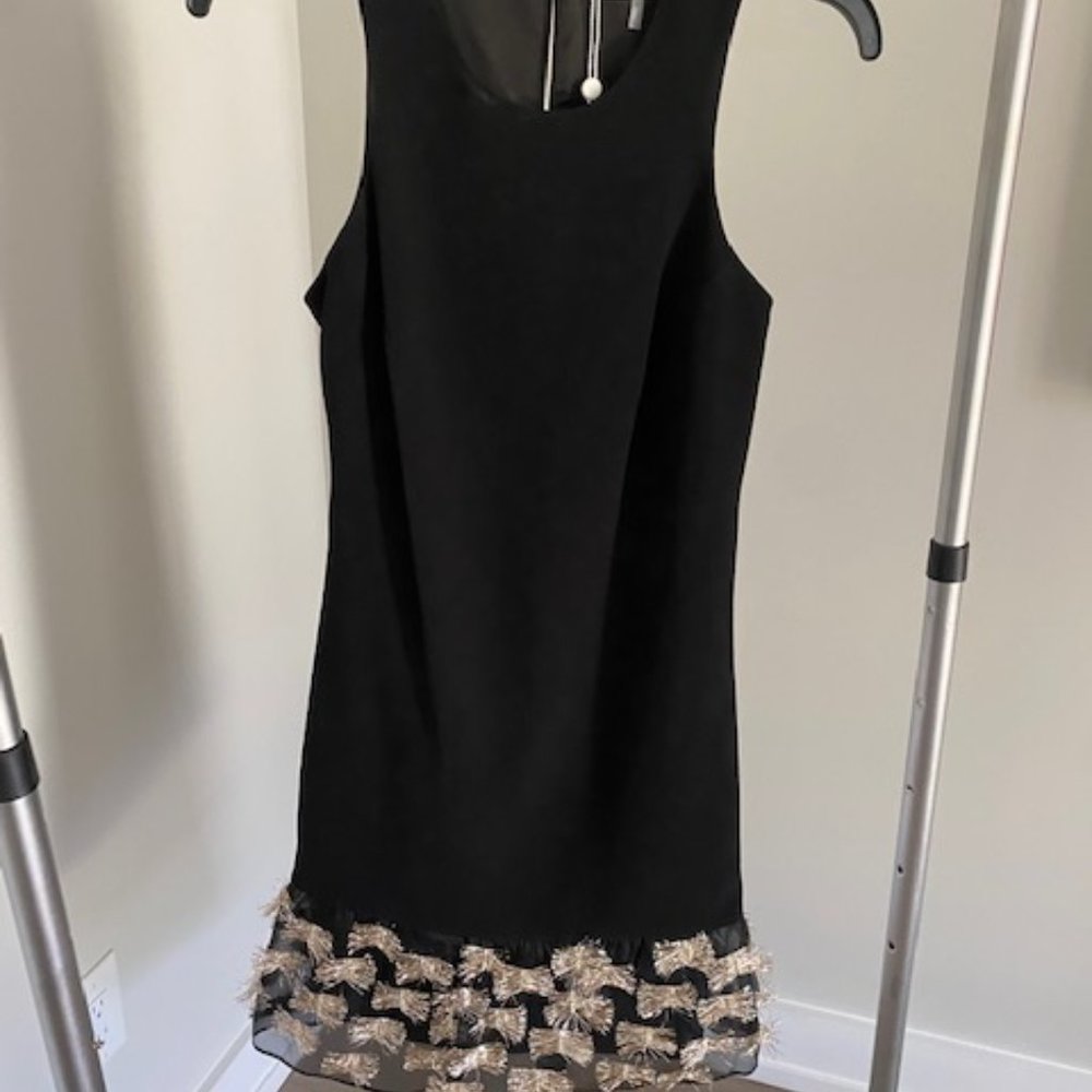 Trink Turk  cocktail dress - Black/Gold shimmer - Size 0